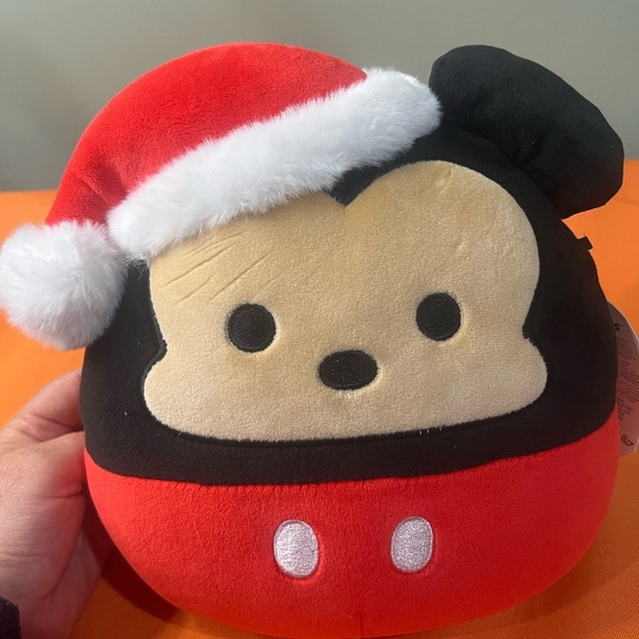⚡️⚡️⚡️⚡️⚡️Squishmallows Red and Black Stuffed Christmas  Mickey Mouse Plush - Picture 15 of 15
